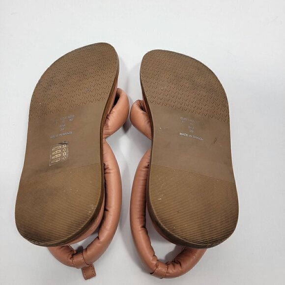 Anthropologie Vicenza Women's Puffy Marshmallow Muted Pink Sandals Size 10 - Picture 11 of 11